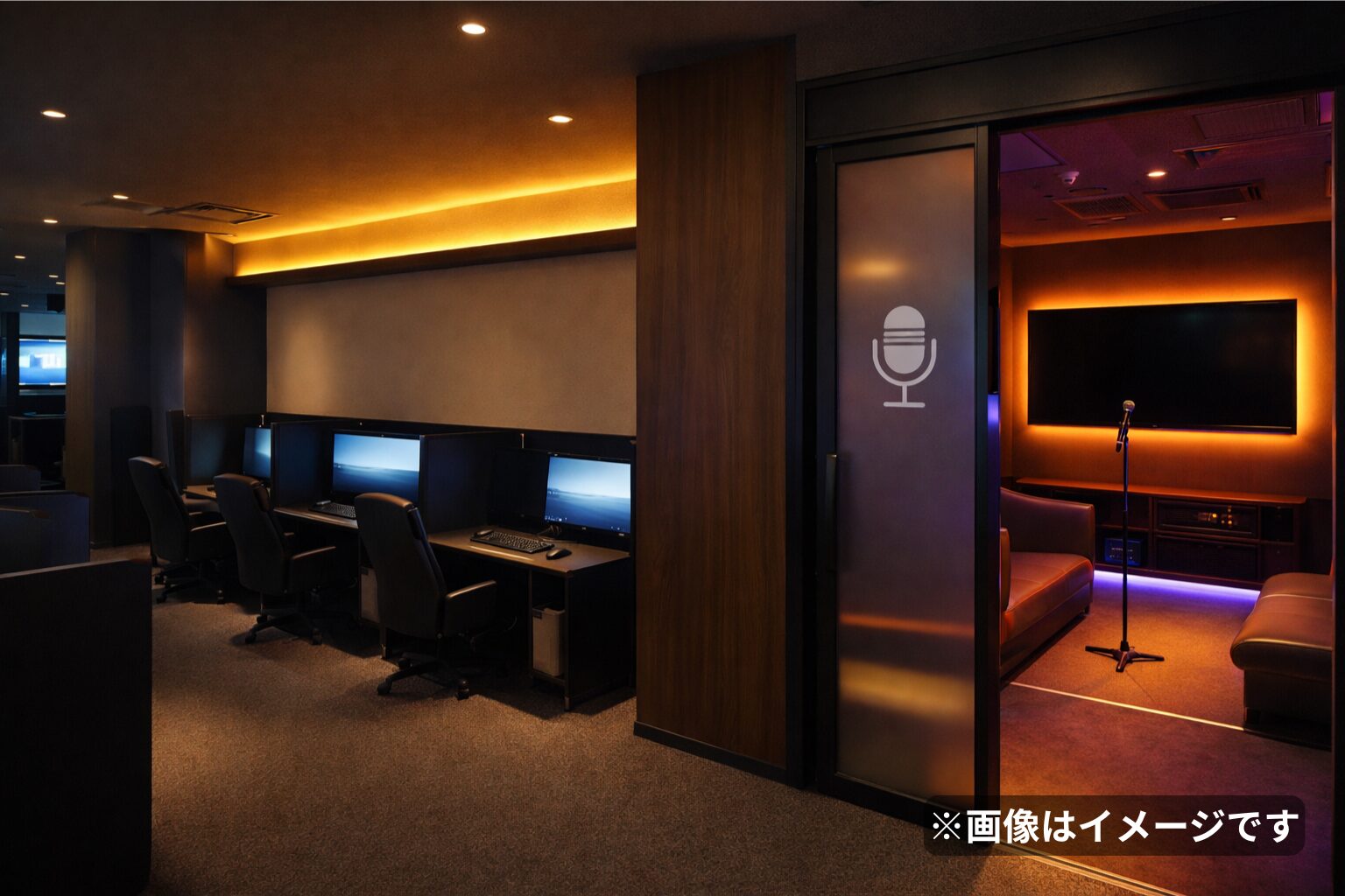 個室ブースで休憩するイメージ(※画像はイメージです)