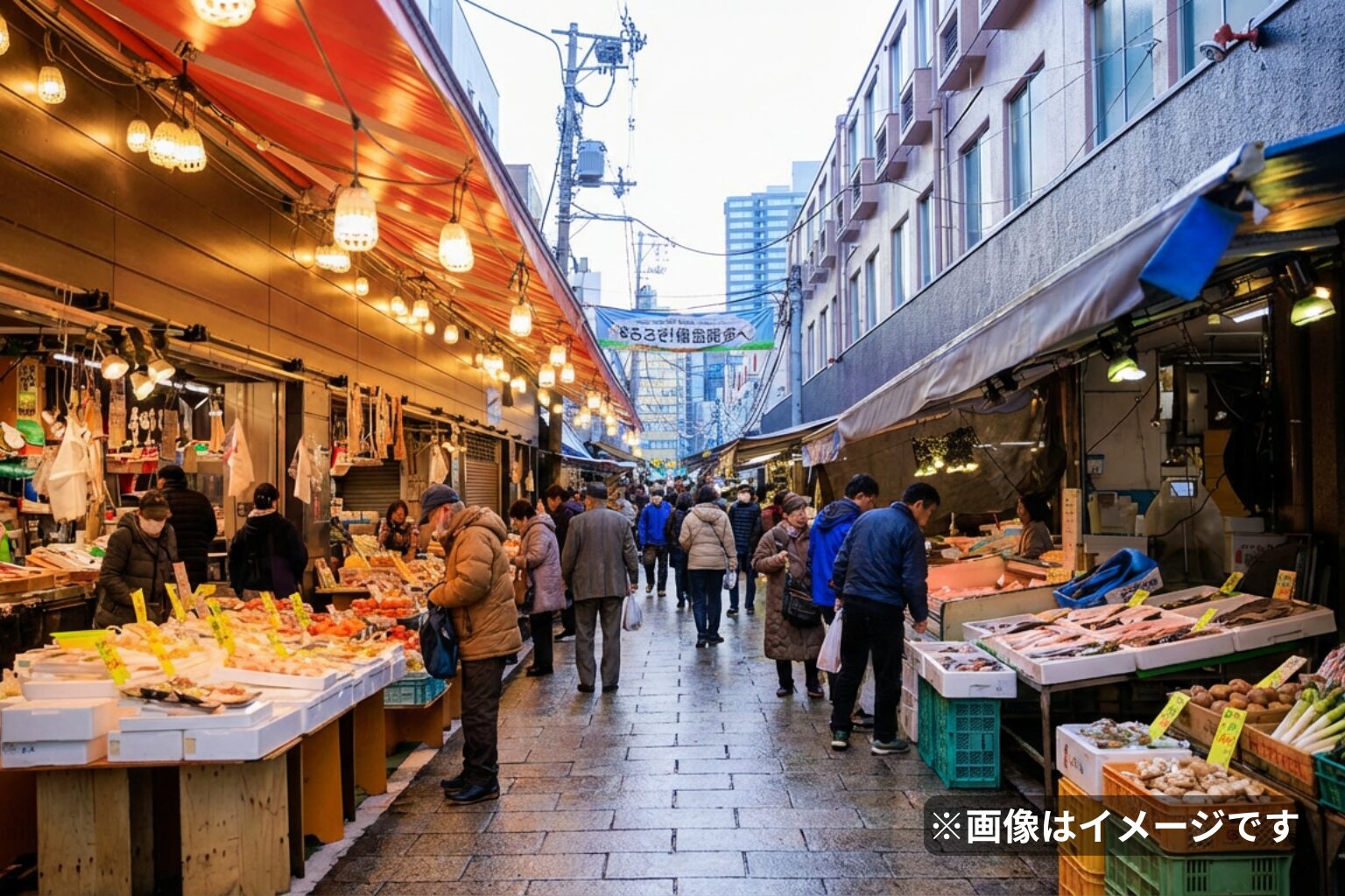 仙台朝市のイメージ(※画像はイメージです)