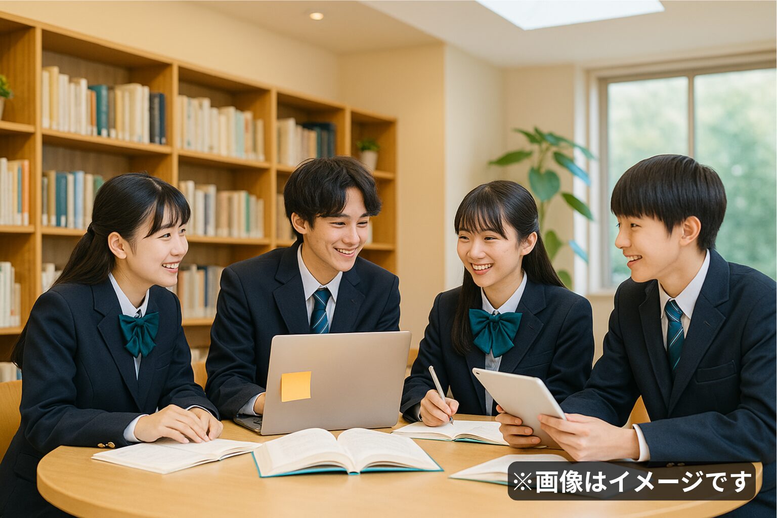 鹿島朝日高等学校 学習センター（イメージ）