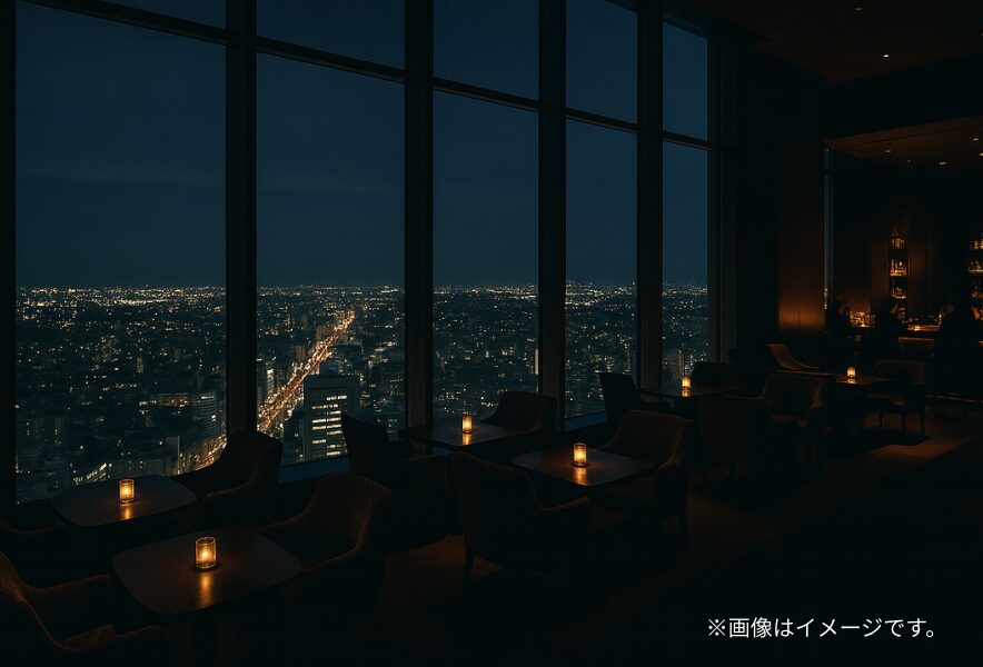 ウェスティン仙台26F ラウンジ＆バーHORIZONからの夜景