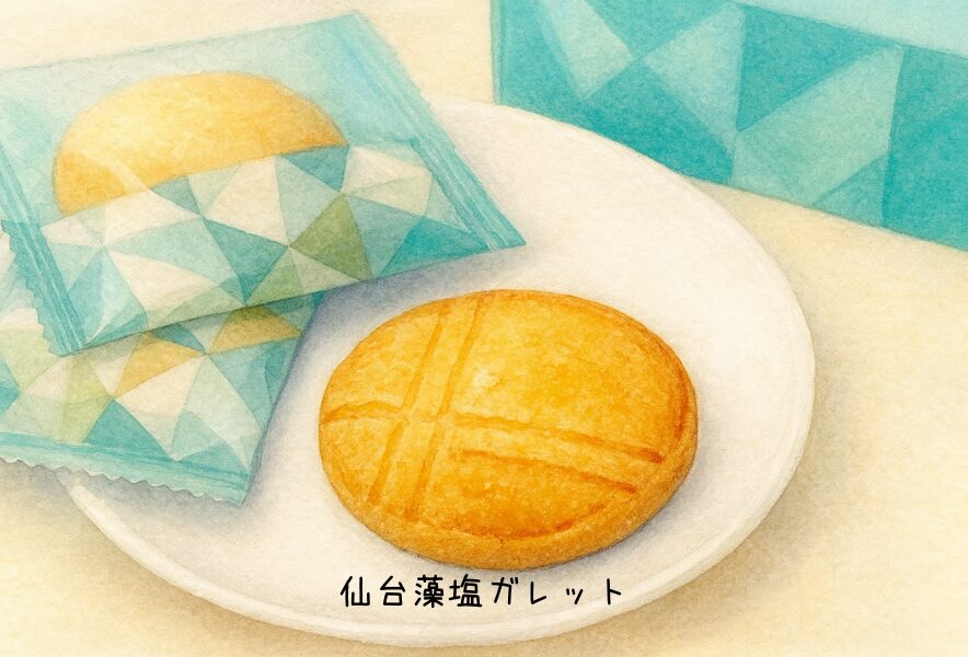 仙台藻塩ガレット 宮城県産の藻塩を使用した個包装ガレット