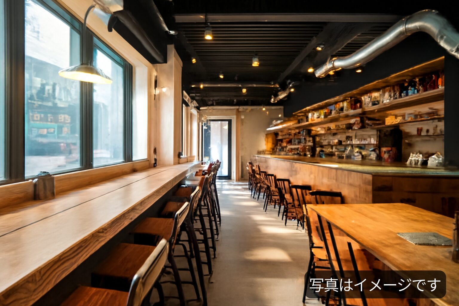 仙台で勉強しやすいカフェ MOTHER PORT COFFEE S-PAL本館3Fの窓側カウンター（電源・Wi-Fiあり）