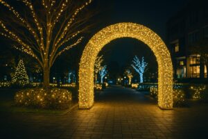 泉パークタウン タピオとアウトレット周辺の街なかイルミネーション