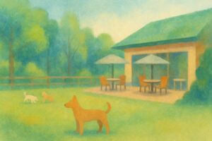 杜のカフェNoel(仙台・泉区)のドッグラン(イメージ)