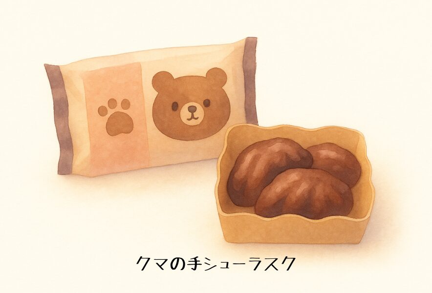 クマの手シューラスク クマの手型のかわいいラスク