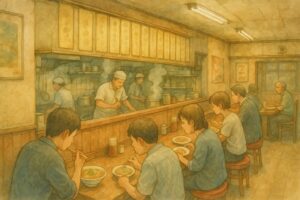 文化横丁の老舗町中華「中華料理餃子元祖 八仙」の外観イメージ