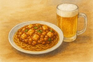 仙台駅近の町中華「泰陽楼 東三店」のマーボー焼きそば(イメージ)