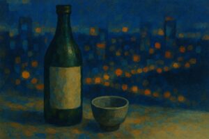 宮城の日本酒イメージ(酒器と瓶)