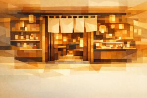 仙台駅周辺で宮城の地酒を楽しむイメージ