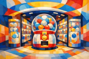 仙台でガチャガチャ巡り（イメージ）