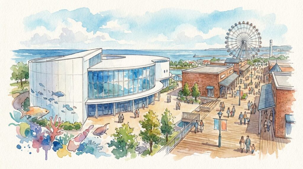 仙台港エリア（観光とグルメを組み合わせるイメージ）