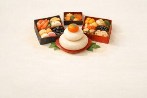 仙台の冬と正月太りのイメージ写真