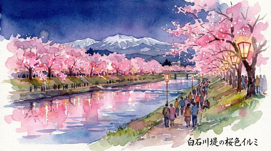 おおがわら桜イルミネーションのイメージ写真