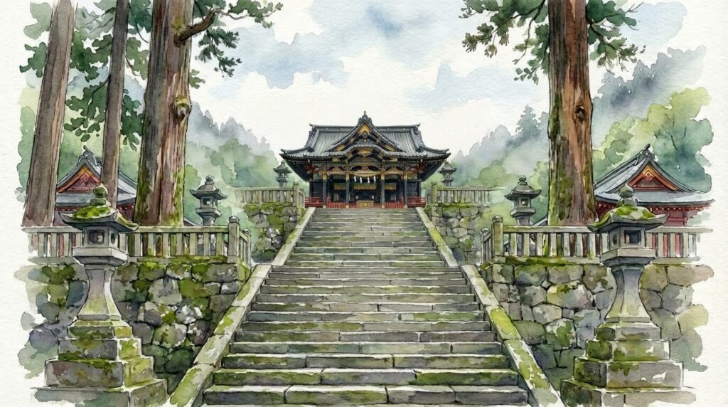 大崎八幡宮の社殿正面