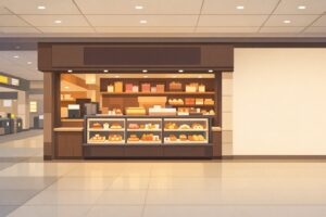 JR仙台駅2F東西自由通路にあるシャトレーゼJR仙台駅店のイメージ写真