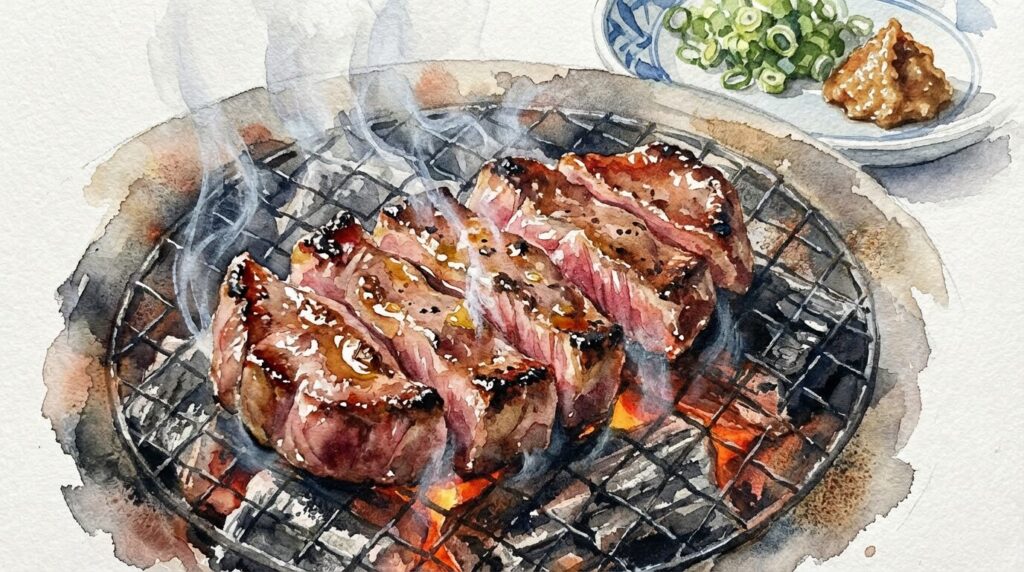 仙台の厚切り牛たん定食のイメージ写真