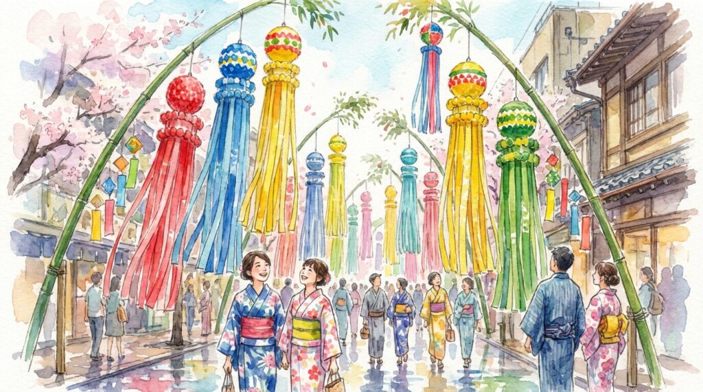 仙台の祭り・イベントのイメージ写真(夏祭りの風景)