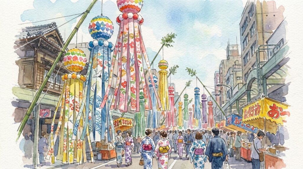 仙台中心部のイベントイメージ(街と人々のにぎわい)