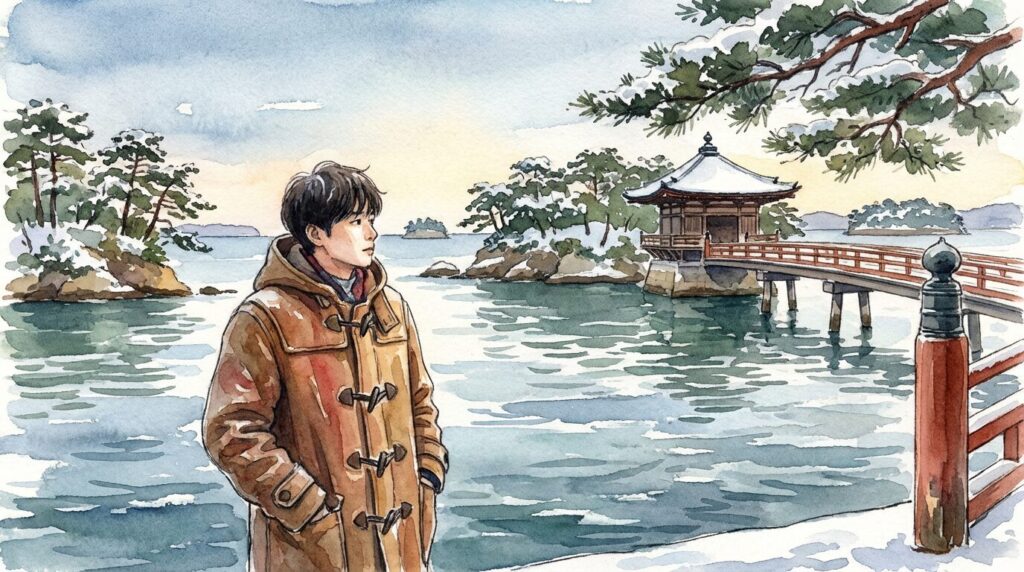 仙台で春秋に使いやすい羽織りのイメージ