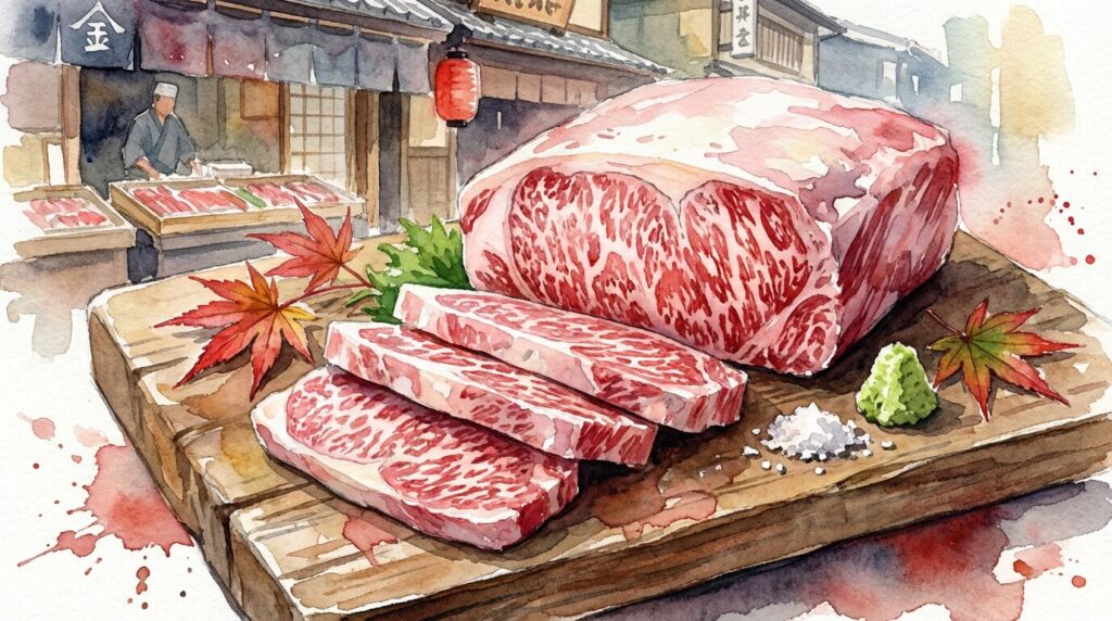 仙台牛や牛タンをイメージした焼肉の写真