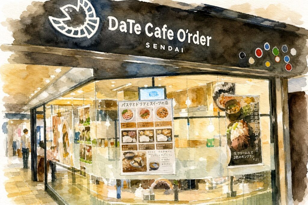 DaTe Cafe O’rderの外観または店内