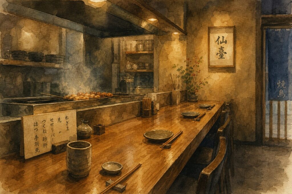 焼鳥と日本酒を楽しむ仙台の飲食シーン