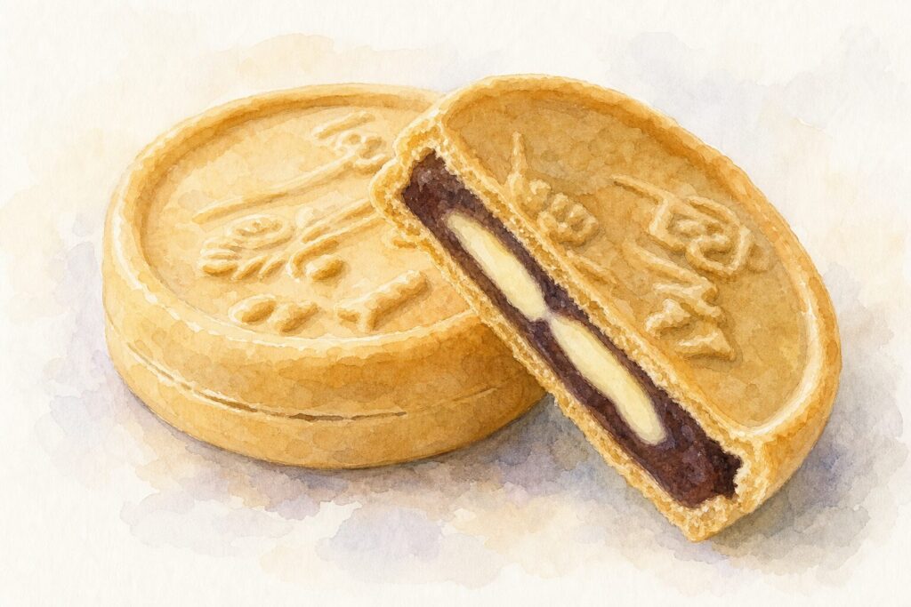 シーラカンス モナカの甘じょっぱい味わいのイメージ