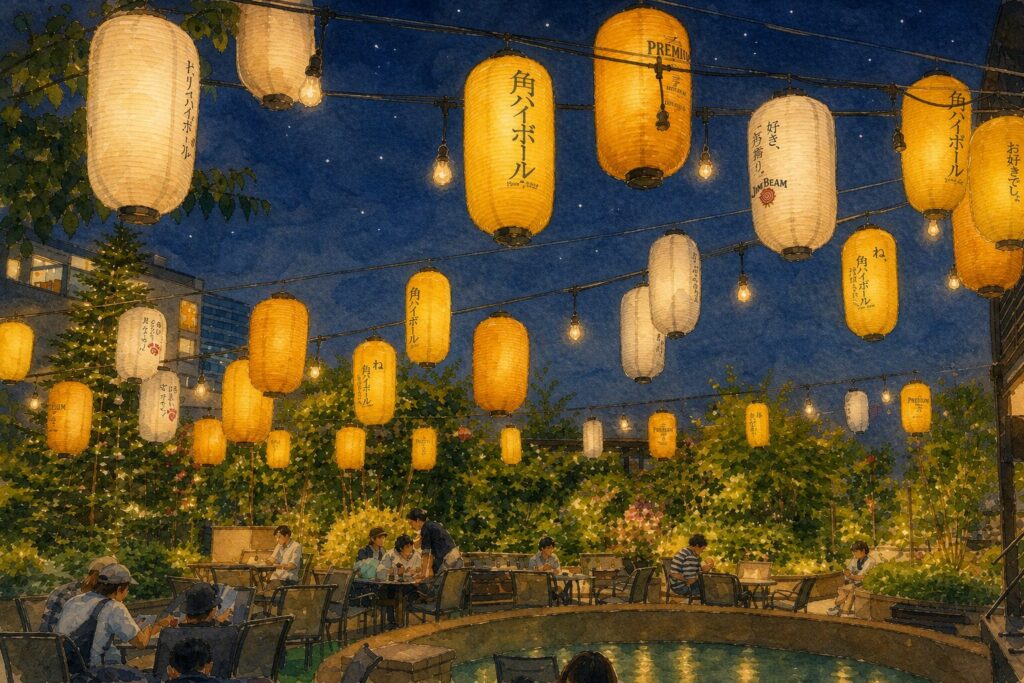 仙台駅前イービーンズ屋上のE GARDEN Sour＆Beer