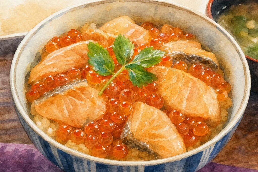 宮城の秋グルメ・はらこ飯のイメージ