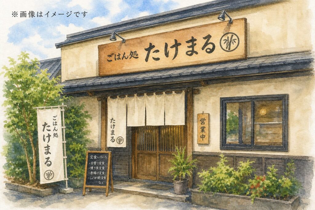 仙台市宮城野区福田町のごはん処たけまる紹介イメージ