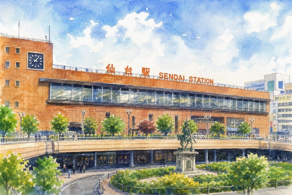 仙台駅周辺で食べられる牛たん定食のイメージ