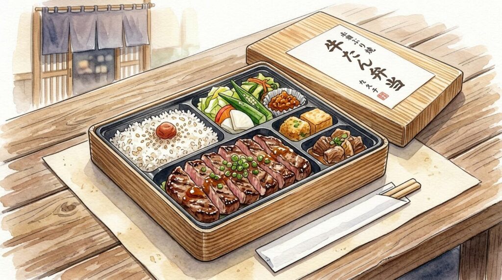 新幹線前に仙台駅で牛たんを食べる時間配分のイメージ