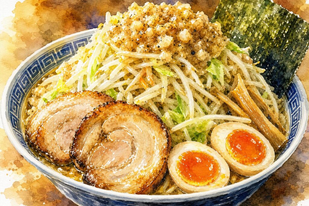 おり久をイメージした味噌ラーメン画像