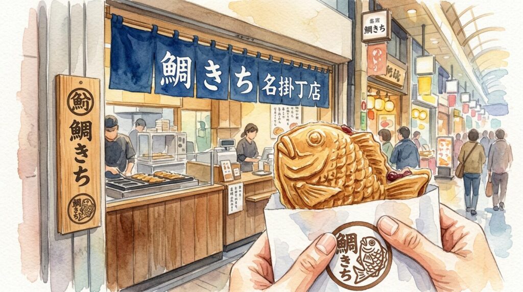 鯛きち 名掛丁店のたい焼きを紹介するイメージ
