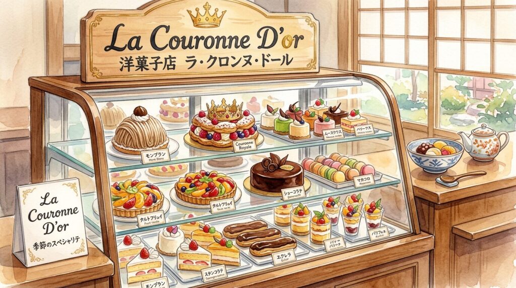仙台駅東口方面で楽しむ夜カフェスイーツのイメージ