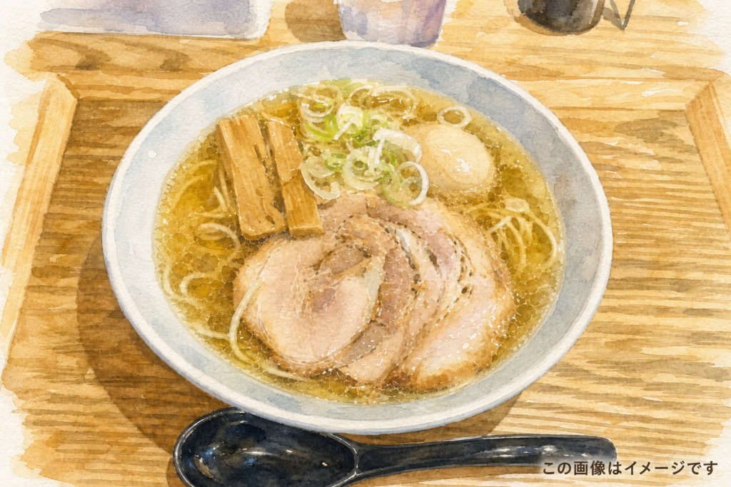 麺処Enの朝ラーメン