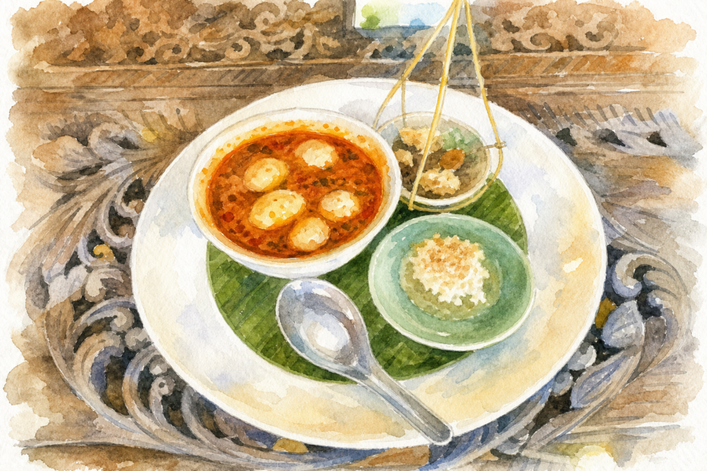 六庵パヤットのタイ料理