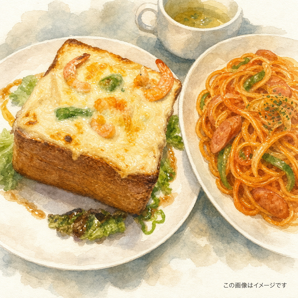 WEST POINTの濃厚ナポリタンのイメージ