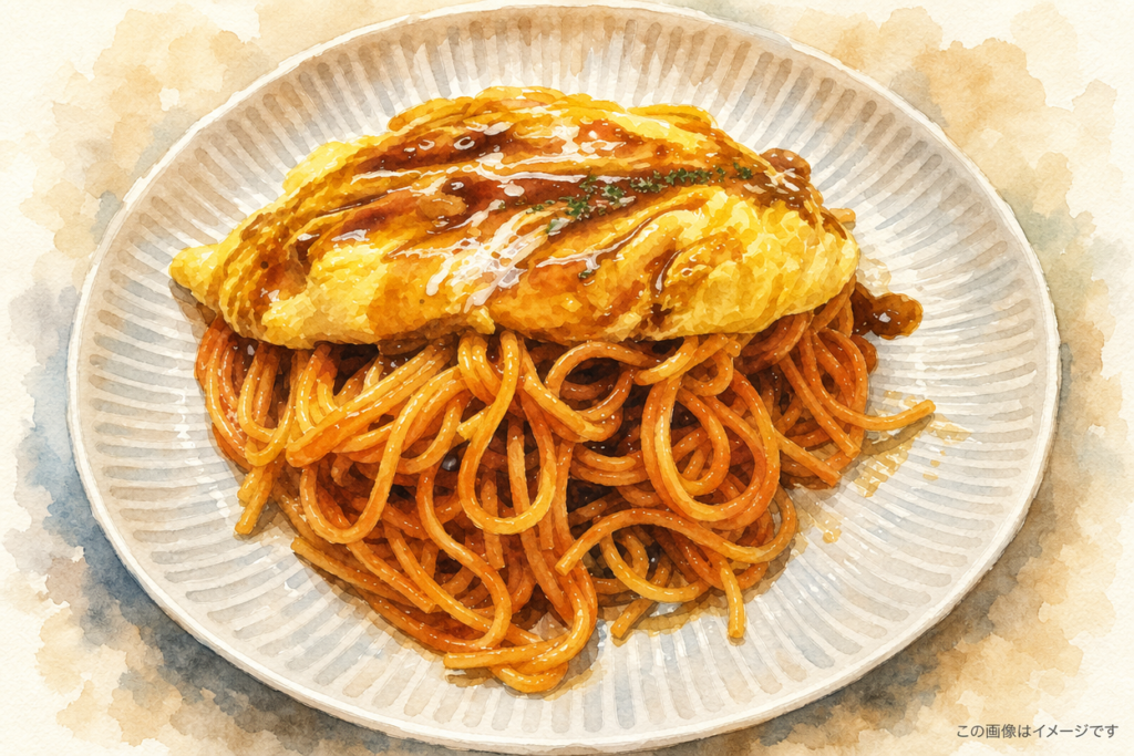 トライの昔ながらのナポリタンのイメージ