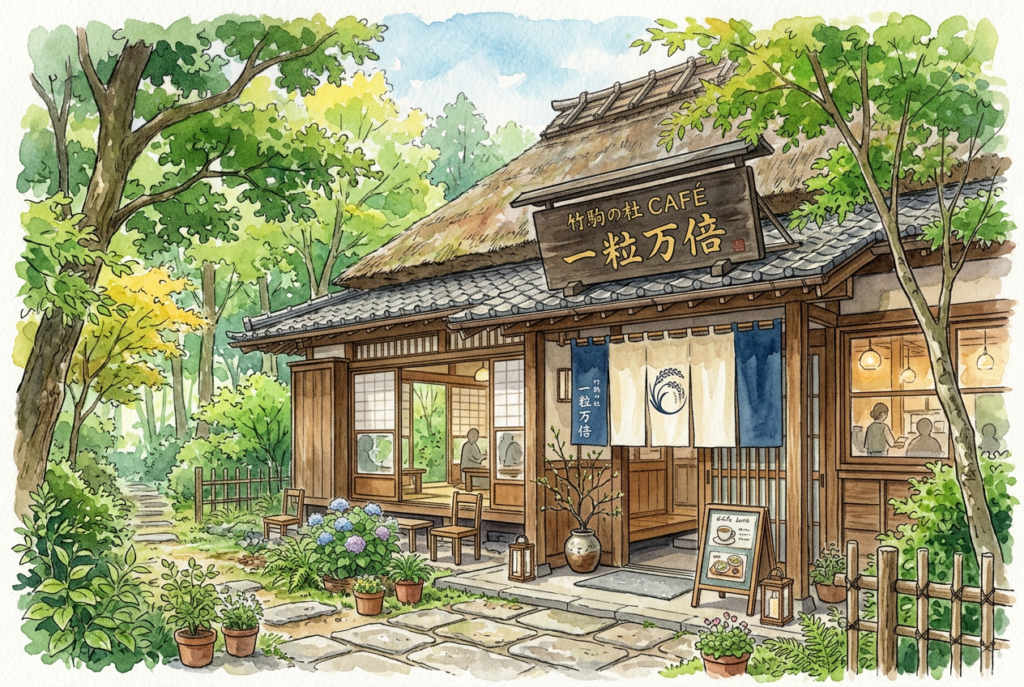竹駒神社境内の竹駒の杜 CAFÉ 一粒万倍のイメージ
