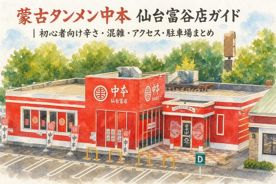 蒙古タンメン中本 仙台富谷店ガイド｜初心者向け辛さ・混雑・アクセス・駐車場まとめ