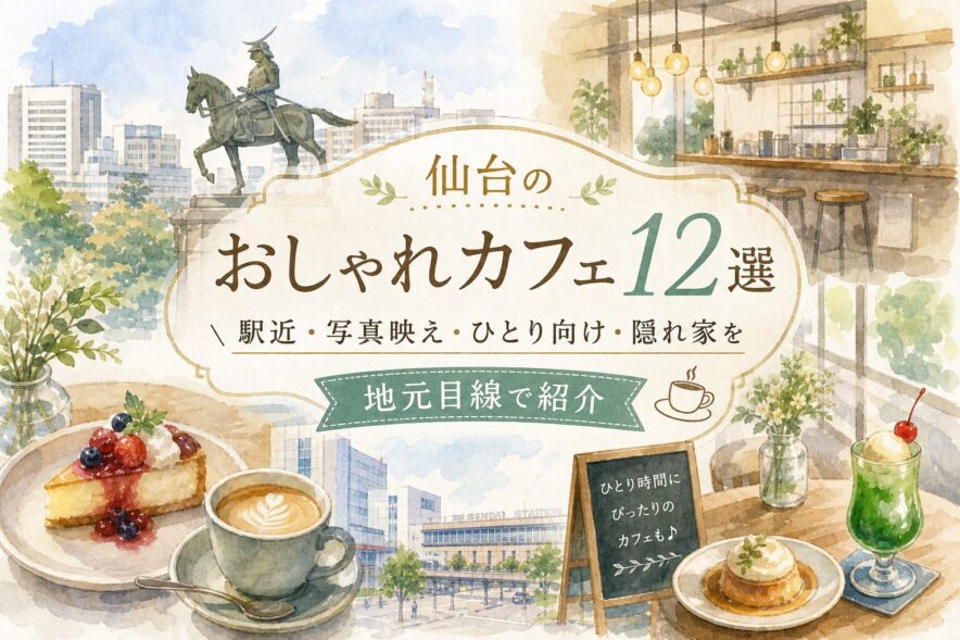 仙台のおしゃれカフェ12選｜駅近・写真映え・ひとり向け・隠れ家を地元目線で紹介