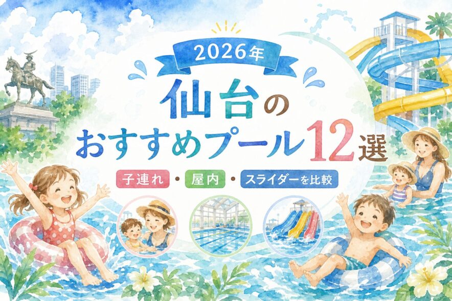 2026年】仙台のおすすめプール12選｜子連れ・屋内・スライダーを比較