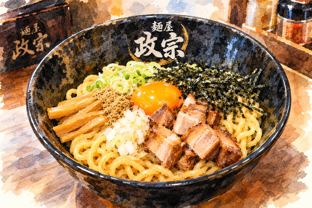 麺屋政宗の油そばイメージ