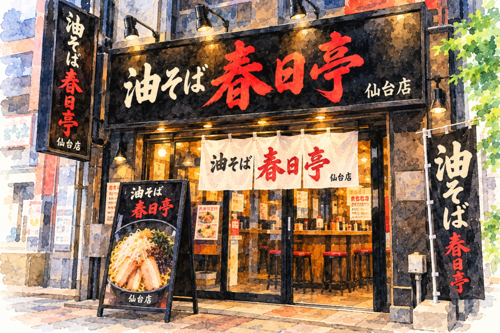 油そば春日亭 仙台店の油そばイメージ