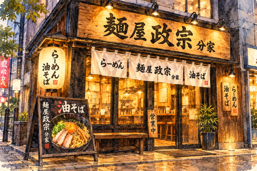 麺屋政宗 分家の油そば・まぜそばイメージ