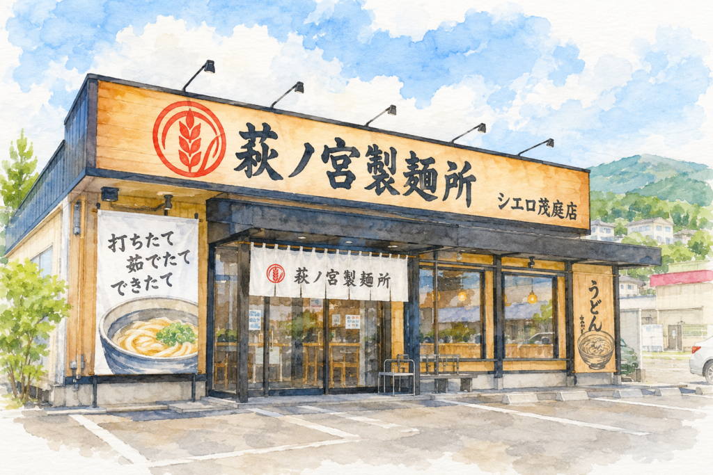 萩ノ宮製麺所 シエロ茂庭店の麺料理イメージ